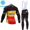 Fietskleding (Fietsshirt Lange Mouw + Lange Koersbroek) 2017 Quick-Step Floors N002 Winter Thermal Fleece